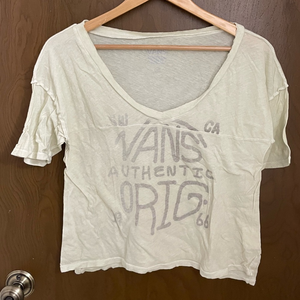 Retro Vans “Vintage Fade” 66 Crop Tee Shirt